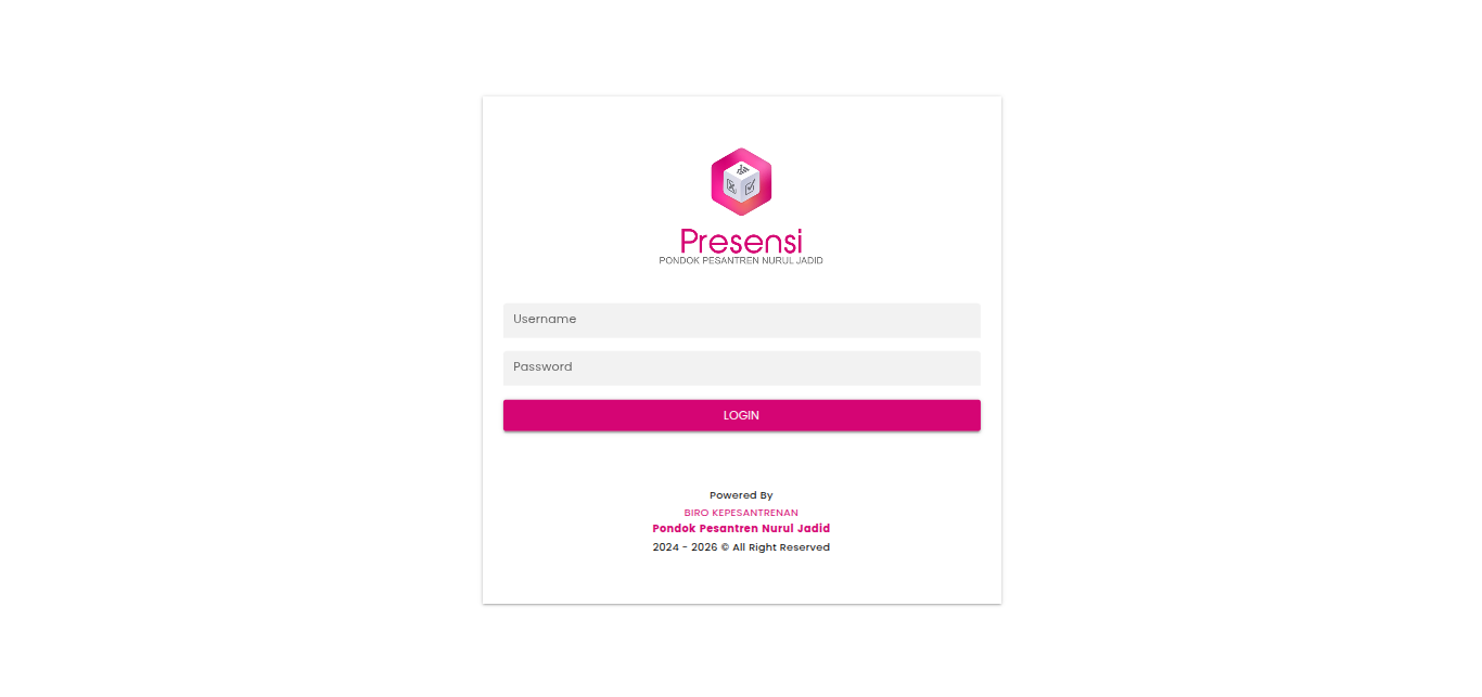 Preview Aplikasi Rekap Presensi
